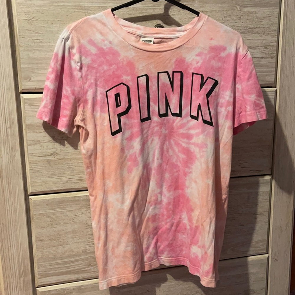 Pink Tyedie shirt Small